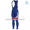 Fietsbroek Lang met Bretels 2018 FDJ N001 Winter Thermal Fleece